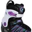 NH2255 A BLACK/VIOLET ROZM. XS(29-32) ŁYŻWY HOKEJOWE NILS EXTREME