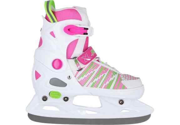 NH2255 A WHITE/PINK ROZM. L(40-43) ŁYŻWY HOKEJOWE NILS EXTREME