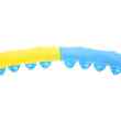 HHP022 YELLOW-BLUE HULA HOP 1,45KG 110CM HMS