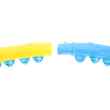 HHP022 YELLOW-BLUE HULA HOP 1,45KG 110CM HMS
