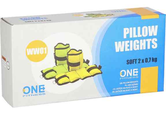 WW01 YELLOW OBCIĄŻNIKI 2 x 0.7 KG ONE FITNESS