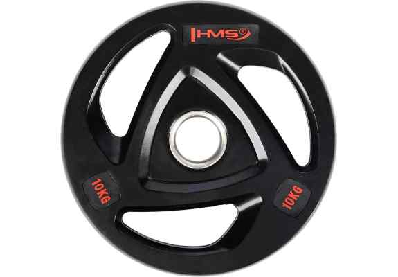 TOX10 CZARNY TALERZ OLIMPIJSKI OGUMOWANY 10 KG HMS